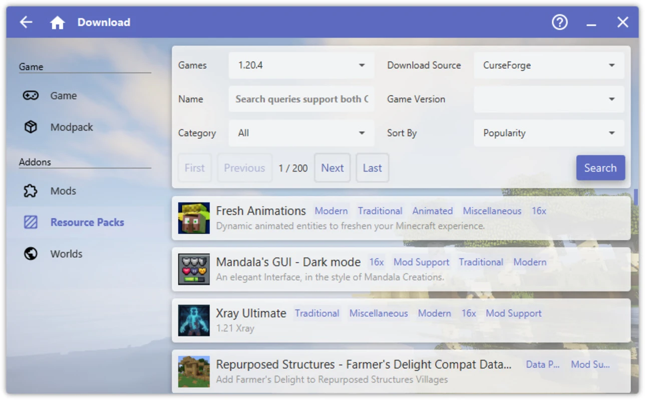 HMCL — Hello Minecraft! Launcher for Java Edition