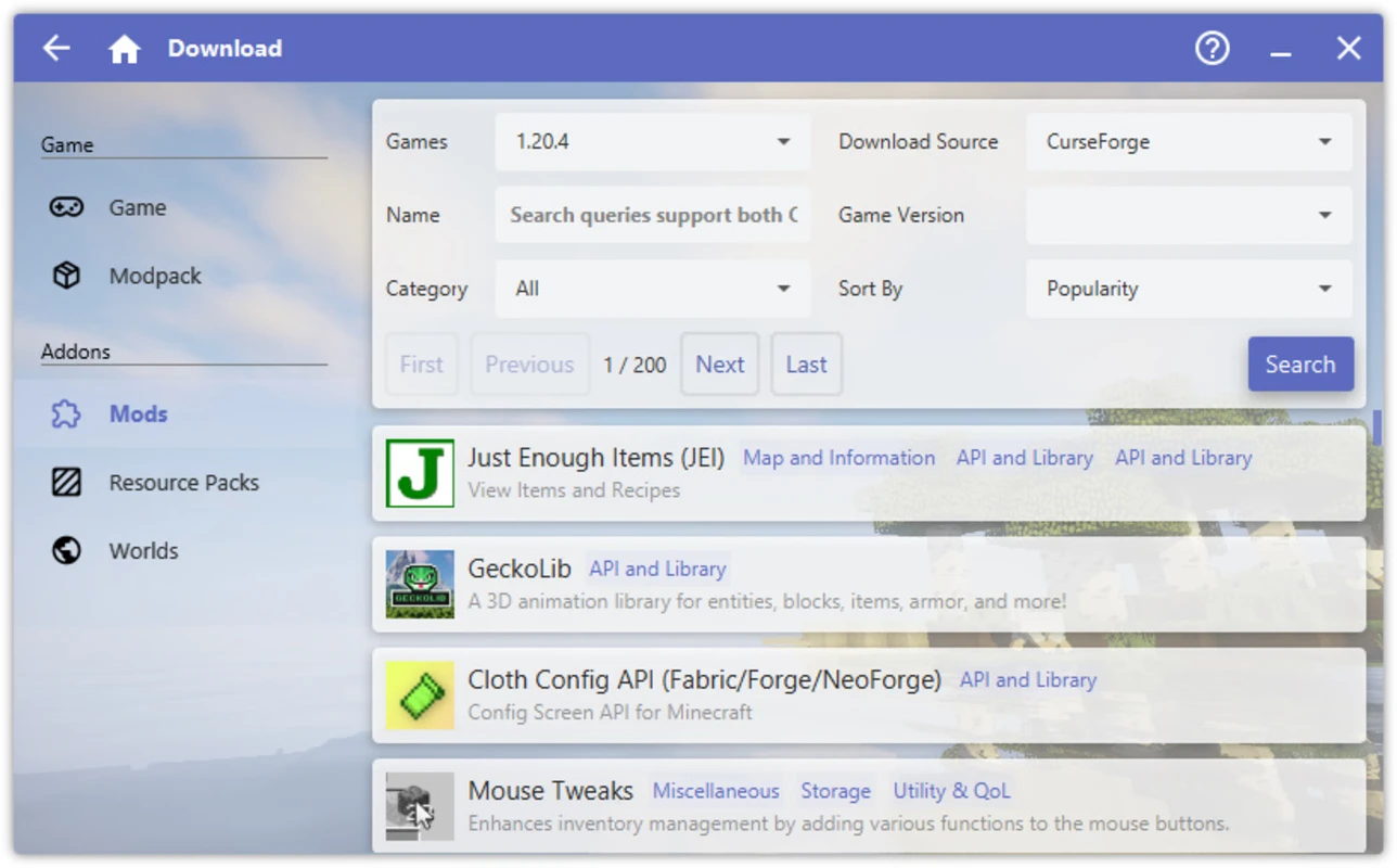 HMCL — Hello Minecraft! Launcher for Java Edition